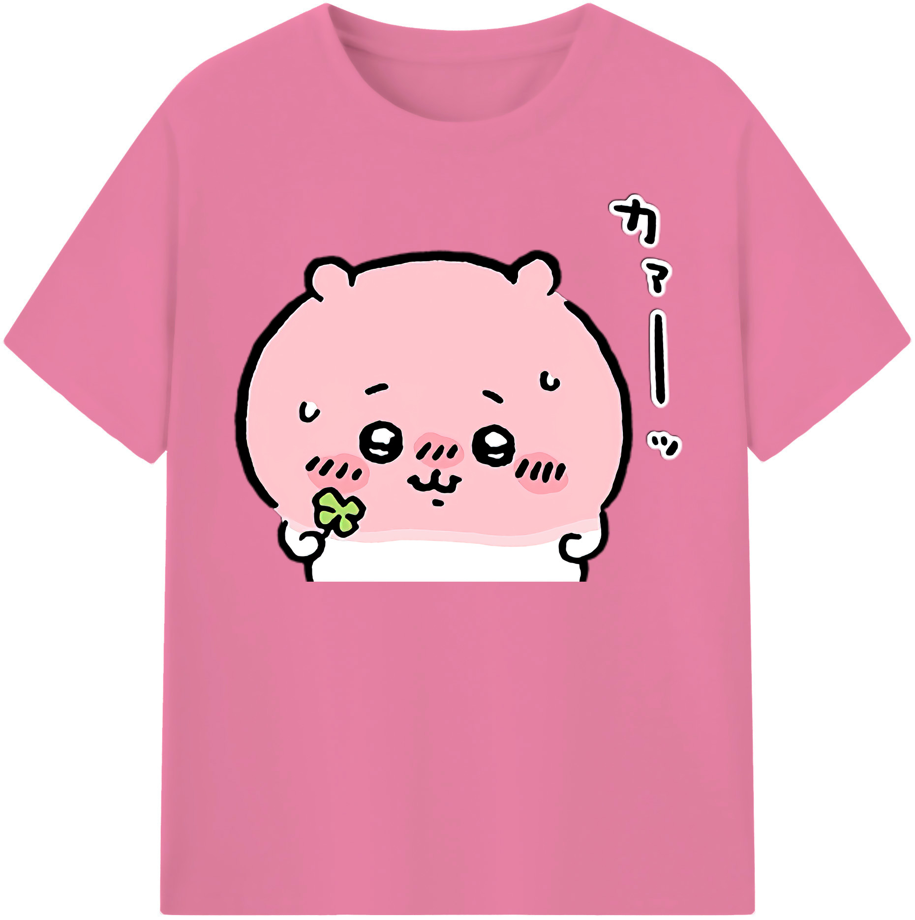 （画像用） ちいかわ ちいかわ Chii-kawa chiikawa 綿100％半袖Tシャツ（フロントプリント）